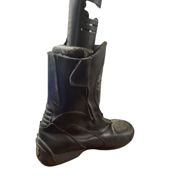 Vega‎ Motorcycle Riding Boots Men's Black Sport Bike Touring Size US 11 - Picture 4 of 16